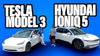 Tesla Model 3 vs Hyundai IONIQ 5 Comparison - Which One Should You Buy?