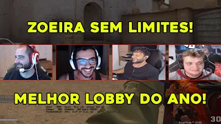 MAPA 2 - FALLEN, COLDZERA, FER, BOLTZ e KSCERATO JOGANDO LOBBY JUNTOS NA GC CONTRA OS LEVEL 20!!