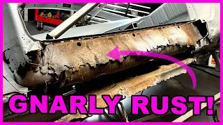 Resurrecting a RUSTY Porsche 911 From The Scrapyard! RUSTMAGEDDON Porsche Restoration Part 2.