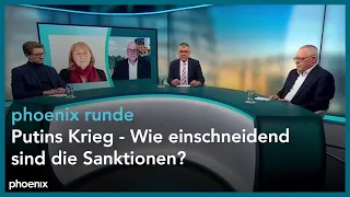 phoenix runde: Putins Krieg - Wie einschneidend sind die Sanktionen?