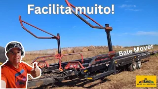 Facilita muito, movimentacao de feno, bale mover.