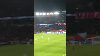 Messi assists ❣️ kylian mbappe match winning Goal against Rennes 🔥❣️| view from stands ❣️