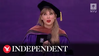 ‘Cringe is unavoidable, I dressed as a housewife’: Taylor Swift speaks at NYU graduation