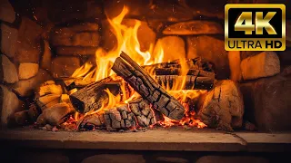 Cozy Campfire 🔥 Relaxing Fireplace Sounds 🔥 Burning Fireplace & Crackling Fire Sounds (NO MUSIC)