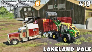 Selling milk, composting silage, harvesting potatoes | Lakeland Vale 2 | FS 19 | Timelapse #19