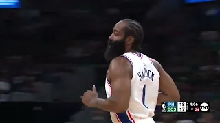 James Harden puts on a great performance vs Boston Celtics