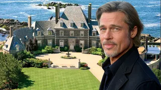 Brad Pitt how he lives How much he earns and where he spends his millions