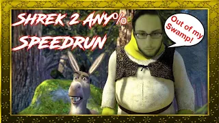 Chasing fairy tale creatures outta my swamp in a Shrek 2 (PC) Any% Speedrun