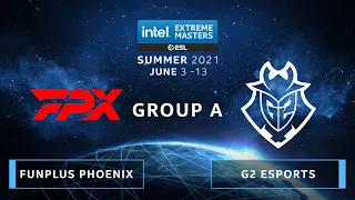 CS:GO - FunPlus Phoenix vs. G2 Esports [Ancient] Map 1 - IEM Summer 2021 - Group A