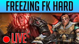 🔴LIVE - FIRE GNUTS - FIRE KNIGHT HARD 10 TESTING | Raid: Shadow Legends