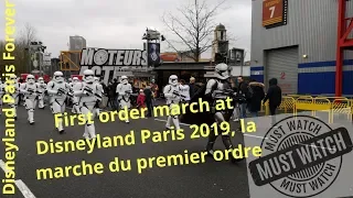 First order march at Disneyland Paris 2019, la marche du premier ordre