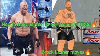 How to make Brock Lesnar in Wrestling Revolution 3d | How to make Brock Lesnar in Wr3d 🔥