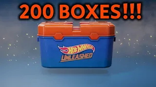 I opened 200 blind boxes in Hot Wheels Unleashed