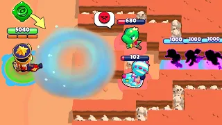 OP 2nd GADGETS vs NOOB TEAM! Brawl Stars Funny Moments & Fails & Glitches ep.355