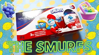 THE SMURFS Magnetic Surprise 3 Eggs Unboxing #magnetic #surpriseeggs #asmr #unboxing