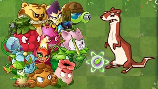 Pvz 2 Challenge - Every Plant Power Up in Chinese Version Vs Ice Weasel   Who Will Win?