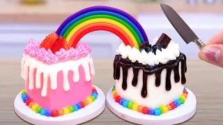 Perfect Chocolate Rainbow KITKAT Cake 🌈 Satisfying Rainbow Chocolate Cake Recipes 🍫 1000+ Mini Ideas