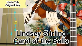 Lindsey Stirling - Carol of the Bells Violin Tab