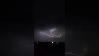 Unbelievable thunder strike ⚡️⚡️ #shorts #thunder #trending #viral