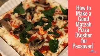 How to Make Matzah Pizza (Kosher for Passover)