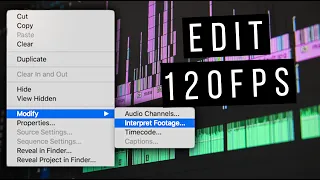 EDIT Like a PRO! Convert Slow Motion Video in Premiere Pro (120fps to 24fps)