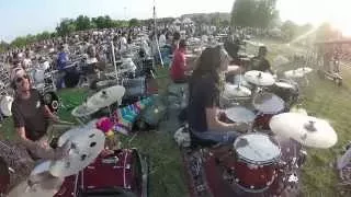 Rockin'1000 Learn To Fly - Foo Fighters | Lorenzo Setti Drum Cam