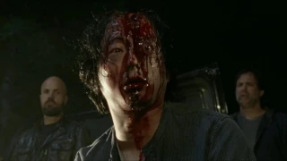 The Walking Dead 7x01 - Abraham and Glenn death scene [HD]