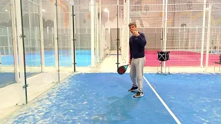 Padel technique #3 - Coup droit à plat au padel