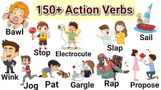 150+ Action Verbs in English | Easy English Practice | How to Learn English Fast and Easy way