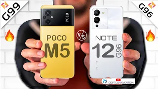 POCO M5 VS Infinix Note 12 G96  | Camera | Body | AnTuTu Benchmark | Display | Full Comparison.
