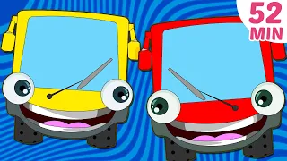 Wheels On The Bus Song + More Kids Songs By HooplaKidz