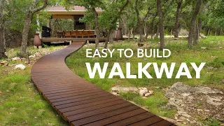 Easy DIY Wooden Walkway | Path To My Outdoor Kitchen | Part 10