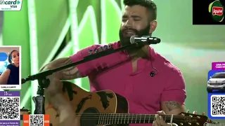 Por um minuto Gusttavo Lima na live in Amazônia