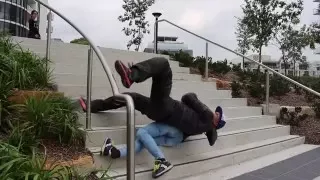 Stunt Training - Stair Falls