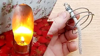 Лампада свеча длительного горения из алюминиевой банки. Самодельная свеча своими руками