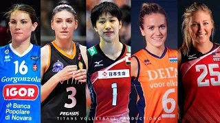 TOP 5 Volleyball Players with Powerful Lefts Handed Spikes | Women's Volleyball