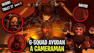 LOS CAMERAMAN y G-SQUAD se hacen AMIGOS !😱 SKIBIDI TOILET 77 PART 1 🤯 Explicación y Secretos