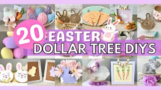 20 DOLLAR TREE EASTER DIYs | Easy and Quick Crafts and Decor Ideas | Dollar Tree Spring DIY 2023