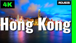 Hong Kong 4K-Relaxation Film With Drone 2023 [Aerial View]