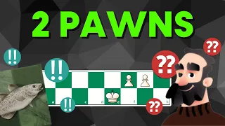 Can StockFish beat Martin using ONLY 2 PAWNS