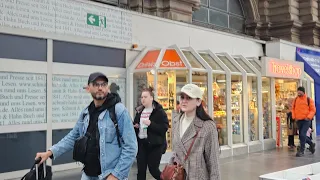 FRANKFURT/GERMANY/Walk Through Frankfurt Main Station