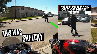 WILD RIDE IN COMPTON ALMOST ENDS BADLY - BMW S1000RR