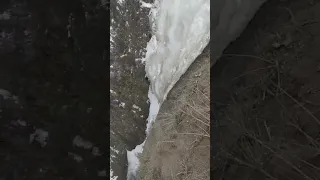 Новости из Ялджух Село , Очень опасной водопад и лёд время 14 : 30 , февраля 21 02 2023 года