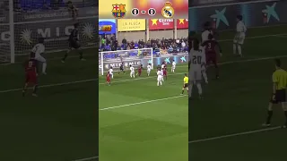 REAL MADRID VS BARCELONA U12 #shorts