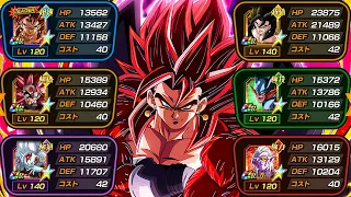 UPGRADED DRAGON BALL HEROES TEAM WITH LIMIT BREAKER SSJ4 VEGITO LEADS! Dragon Ball Z Dokkan Battle