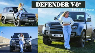 BEHIND THE SCENES PHOTOSHOOT WITH THE DEFENDER V8