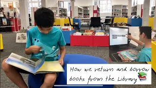 How we return and borrow books from the library