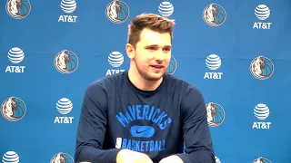 Mavs Luka Doncic Reacts To Dirk Nowitzki Jersey Retirement