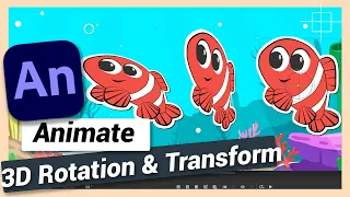 3D Rotation and Transform | Adobe Animate CC Tutorial