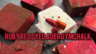 Red Dyed Ader Gymchalk | Dyed Gym Chalk | So Satisfying